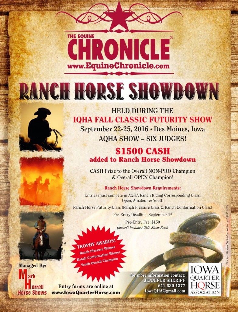 Fall Classic & Futurity Show Iowa Quarter Horse Association